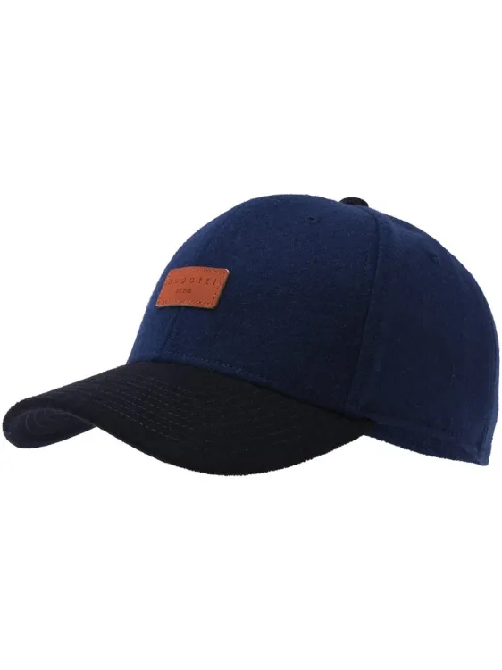 Czapka z daszkiem bugatti regulowana navy blue