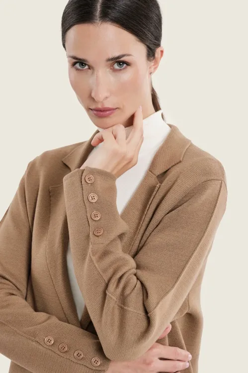 Kardigan Gerry Weber w stylu żakietu z wełną N74837710 2_ModaClub_.webp
