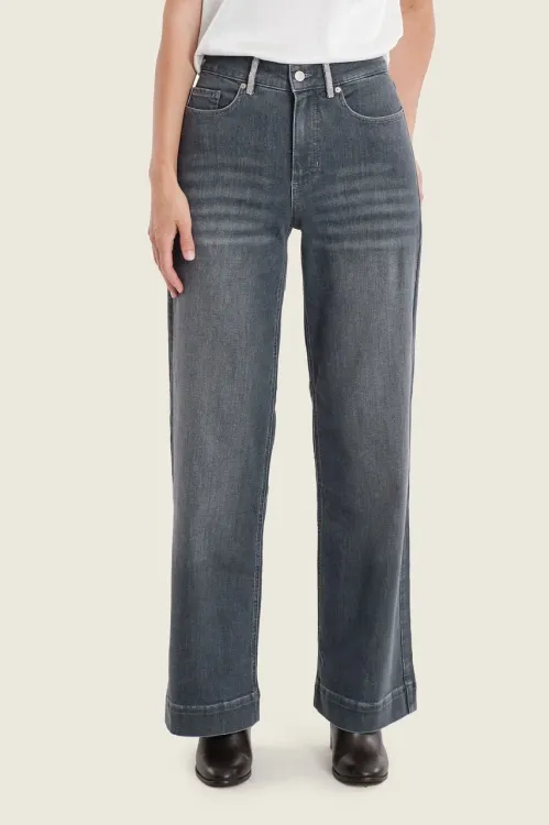 Szerokie spodnie Gerry Weber Medium Grey N77030690 2_ModaClub_.webp