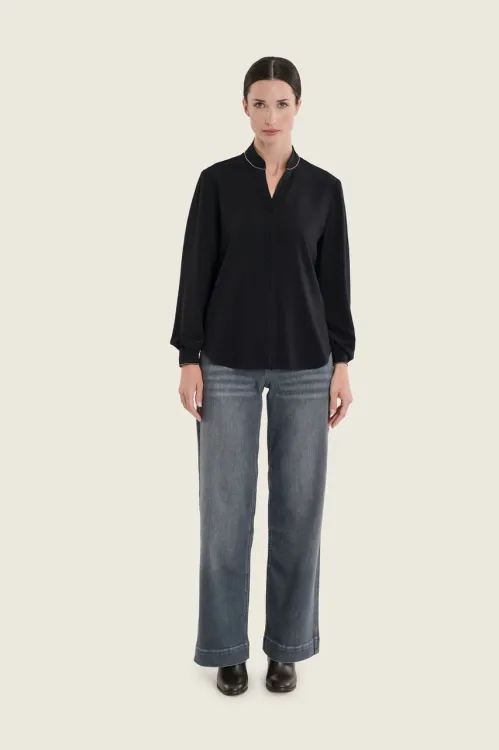Szerokie spodnie Gerry Weber Medium Grey N77030690 4_ModaClub_.webp