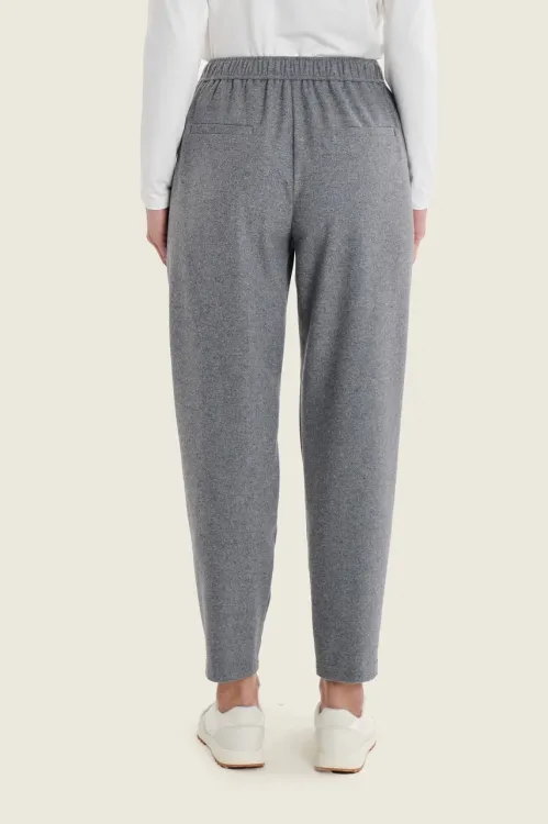 Wygodne spodnie damskie Grey Melange Gerry Weber N77039799 1_ModaClub_.webp