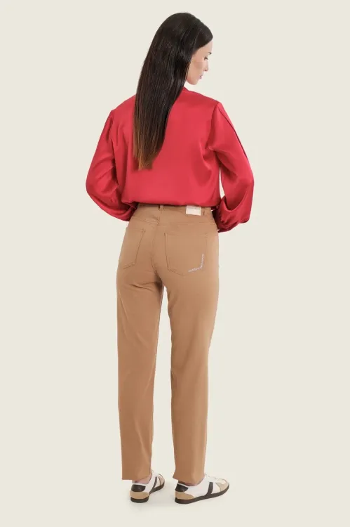Spodnie damskie jasny brąz Gerry Weber N77040710 4_ModaClub_.webp