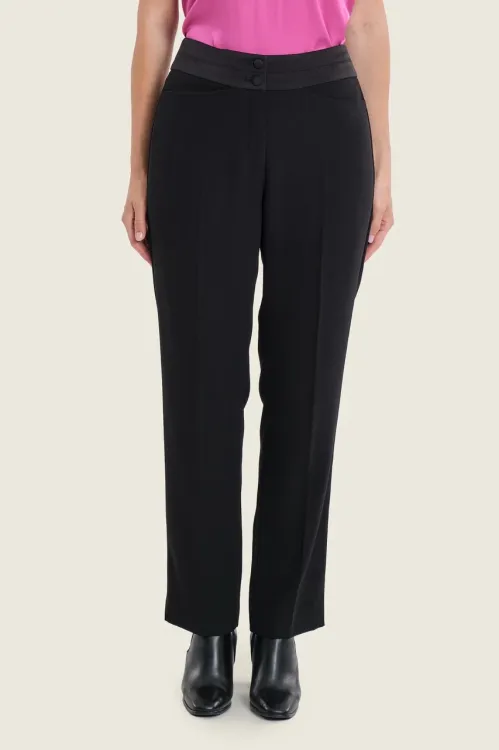 Eleganckie spodnie damskie Gerry Weber black N77045120 2_ModaClub_.webp