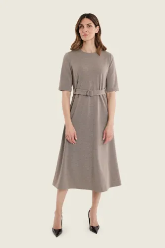 Elegancka sukienka Beige Ecru Gerry Weber N78641784 3_ModaClub_.webp
