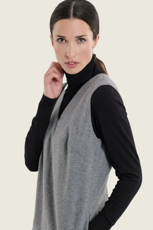 Wełniana sukienka Gerry Weber Grey Melange N78721799 1_ModaClub_.webp