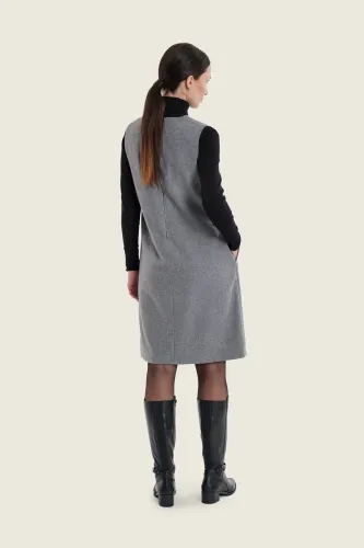 Wełniana sukienka Gerry Weber Grey Melange N78721799 2_ModaClub_.webp