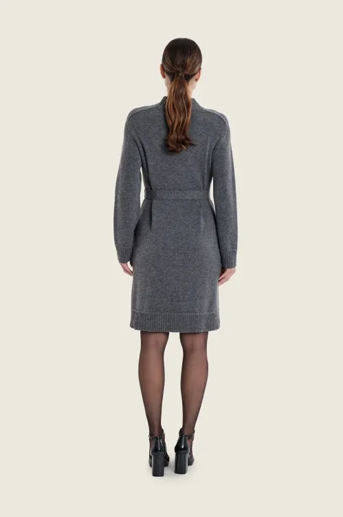 Wełniana sukienka Gerry Weber Grey Pintstripe