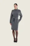 Wełniana sukienka Gerry Weber Grey Pintstripe