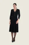 Czarna sukienka z wełną Gerry Weber N78780120 3_ModaClub_.webp