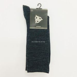 Skarpety klasyczne męskie w kolorze antracytowym