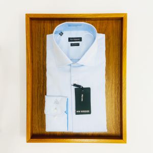 Klasyczna koszula garniturowa męska Roy Robson błękitna