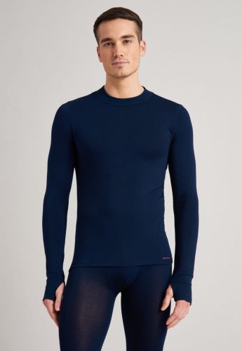 Longsleeve męski Schiesser Selected Premium night blue (4).jpg