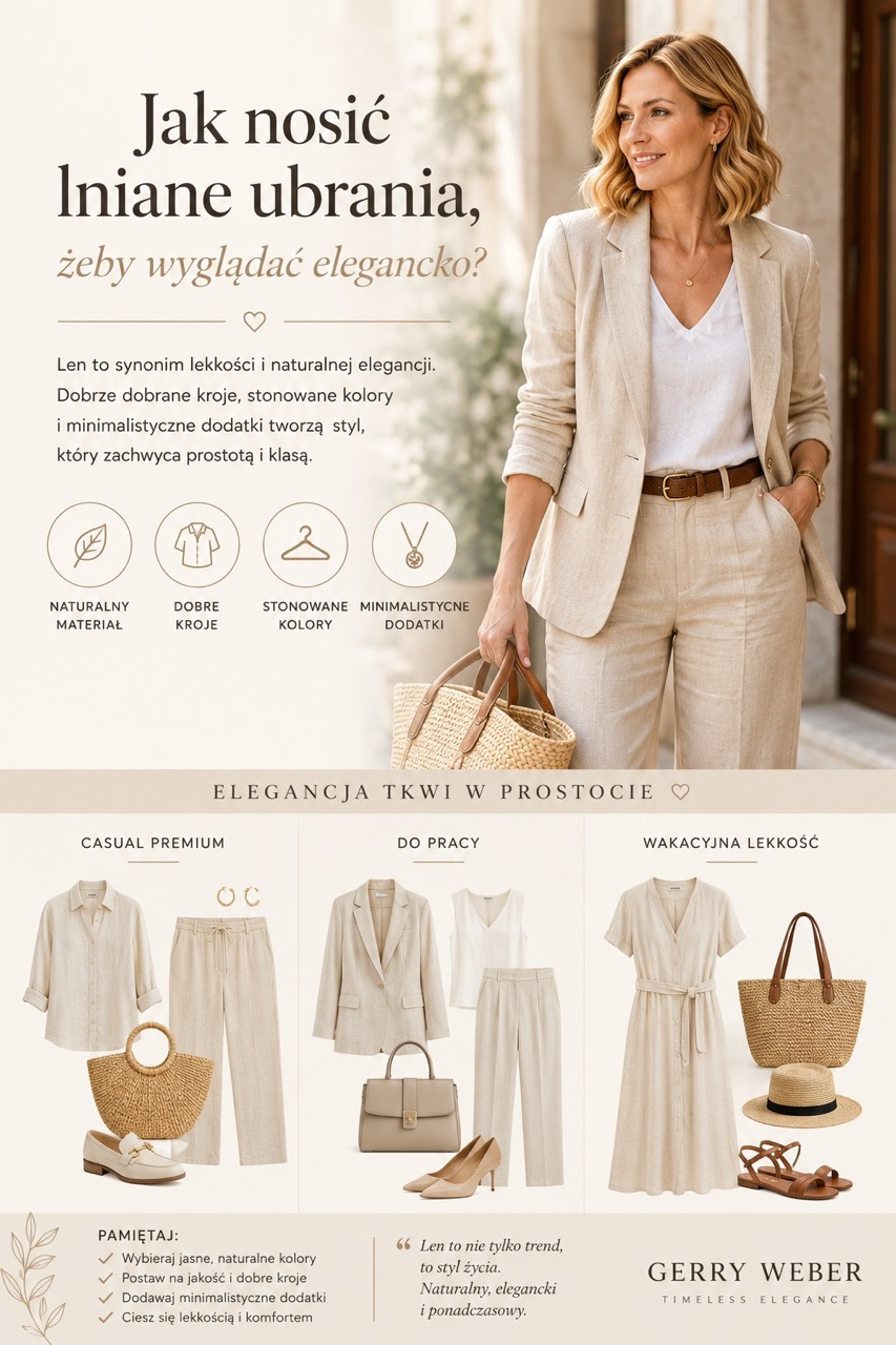 Jak nosić lniane ubrania, żeby wyglądać elegancko?